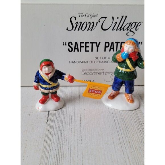 Dept 56 54496 Safety Patrol snow village accessory Xmas - Picture 2 of 7